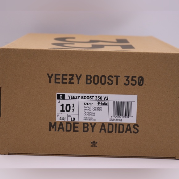 DS Men's Size 10.5 - adidas Yeezy Boost 350 V2 Zyon